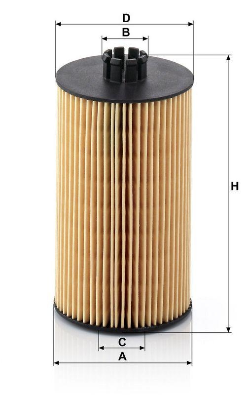 MANN-FILTER HU 931 x &Ouml;lfilter f&uuml;r Deutz/Fahr/KHD