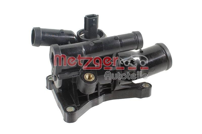 METZGER 4006497 Thermostat Kühlmittel, Mit Gehäuse für DACIA/MB/RENAULT/ÖFFNUNGSTEMP.[°C]80