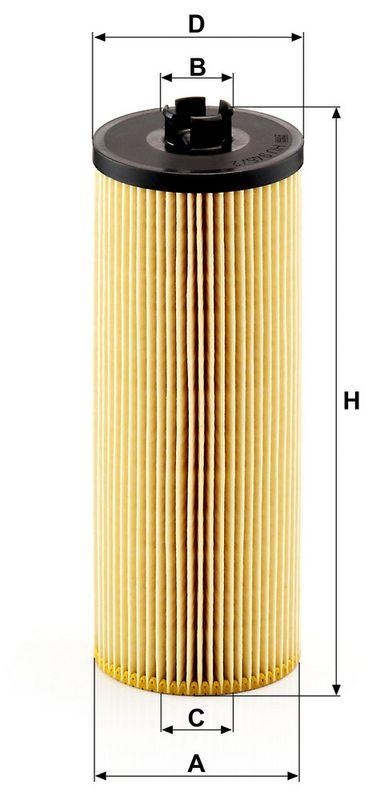 MANN-FILTER HU 945/2 x &Ouml;lfilter f&uuml;r Mercedes-Benz