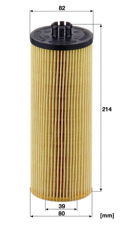 MANN-FILTER HU 947/2 x &Ouml;lfilter f&uuml;r MAN