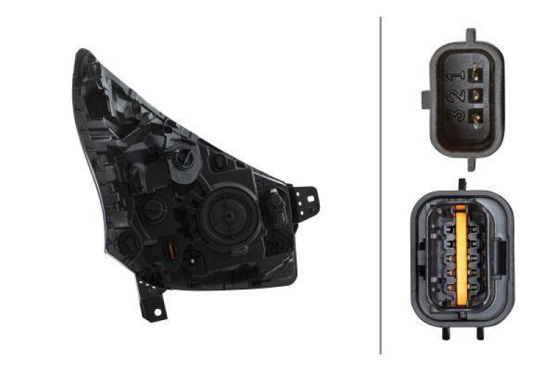 HELLA 1LE 011 410-431 Heckscheinwerfer links Halogen RENAULT