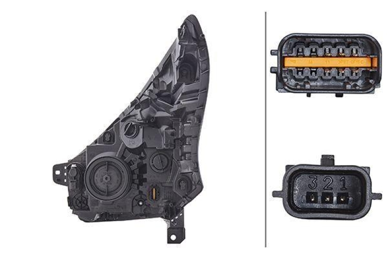 HELLA 1LE 011 410-441 Heckscheinwerfer rechts Halogen RENAULT