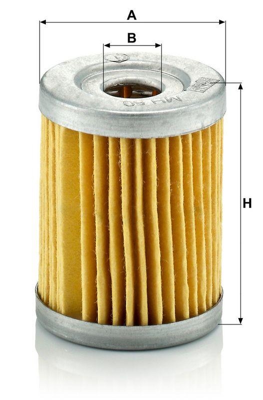 MANN-FILTER MH 50 &Ouml;lfilter f&uuml;r Suzuki Mot