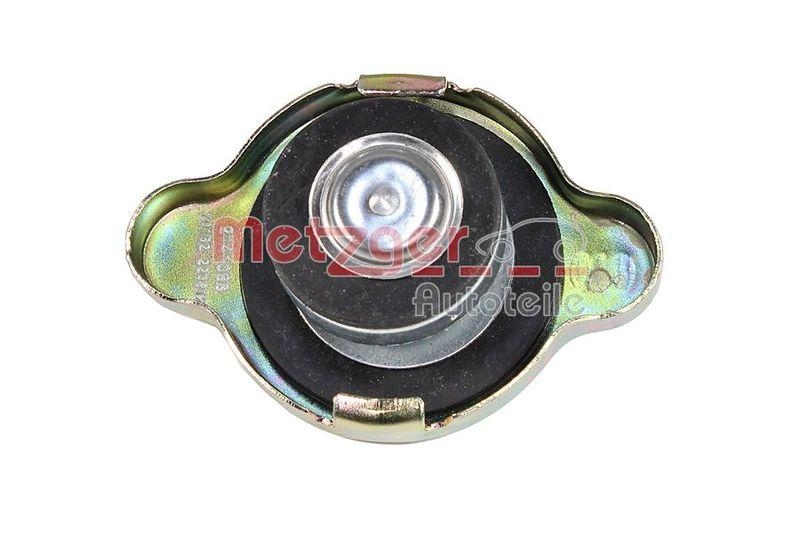 METZGER 2141068 Verschlussdeckel, K&uuml;hler f&uuml;r HYUNDAI/KIA/MITSUBISHI/NISSAN METALL