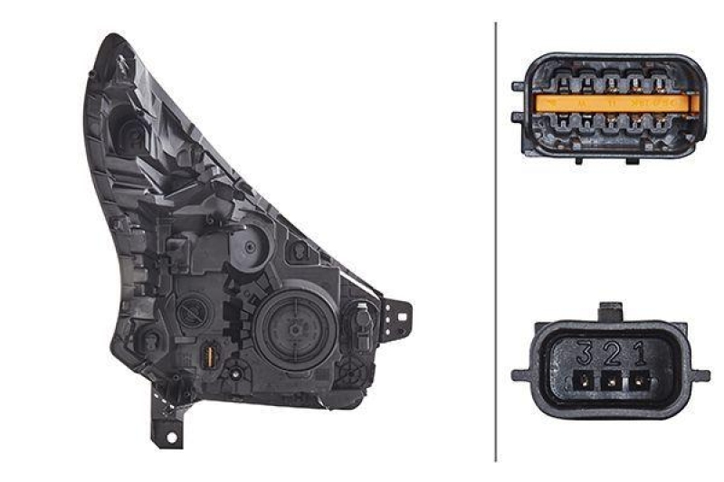 HELLA 1LE 011 565-171 Heckscheinwerfer links Halogen OPEL
