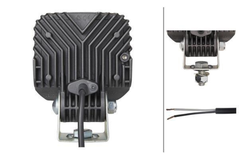 HELLA 1GA 996 284-001 AScheinwerfer Q90 Compact LED