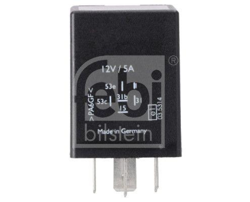 FEBI BILSTEIN 34502 Relais für Intervallwischer, Windschutzscheibe für VW-Audi
