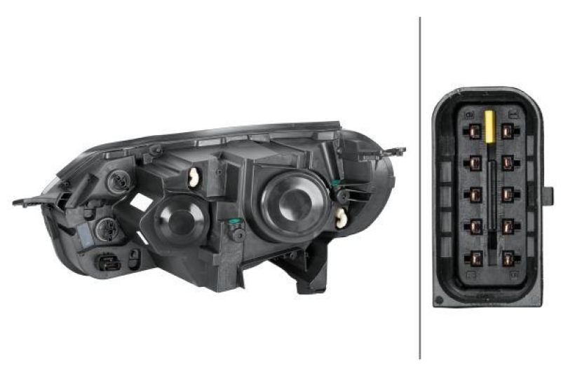 HELLA 1EL 354 851-021 Heckscheinwerfer rechts Halogen TOYOTA