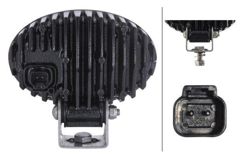 HELLA 1GA 996 661-001 AScheinwerfer Oval 100 LED