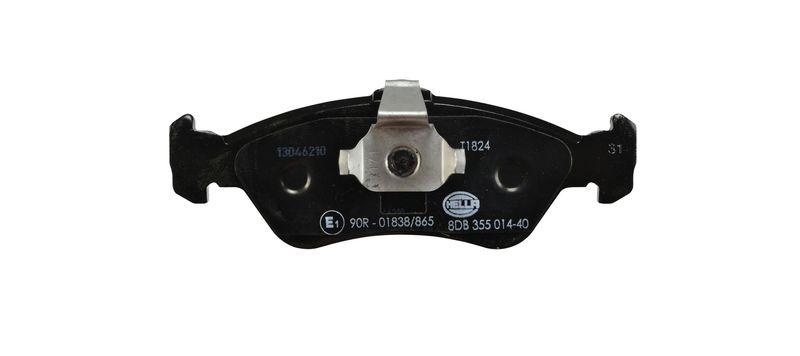 HELLA 8DB 355 014-401 Bremsbelagsatz, Scheibenbremsbelag f&uuml;r MB/VW