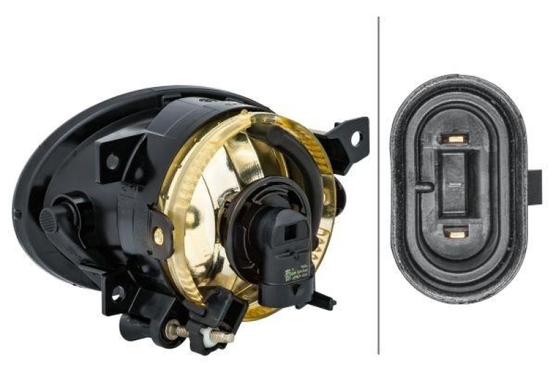 HELLA 1N0 011 250-321 Nebelscheinwerfer rechts Halogen VW