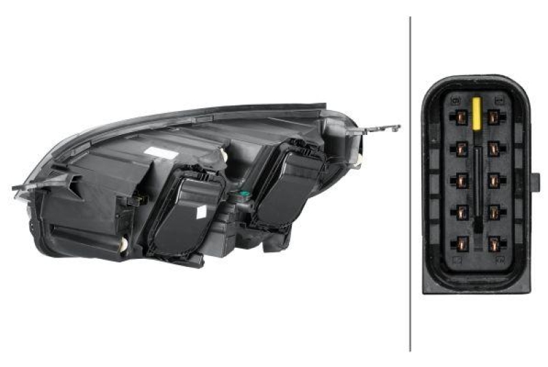 HELLA 1EL 354 853-021 Heckscheinwerfer rechts Halogen CITROEN