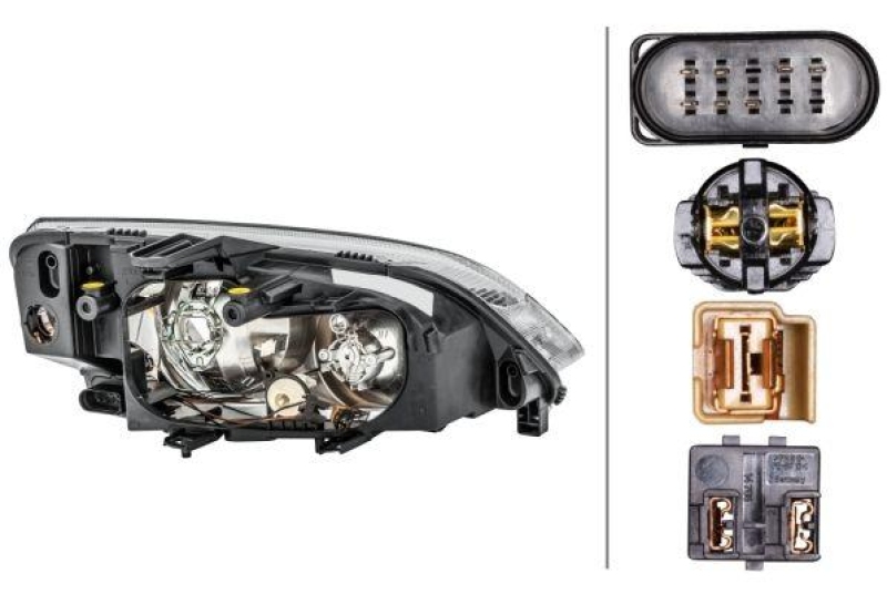 HELLA 1LE 270 600-191 Heckscheinwerfer links Halogen FORD