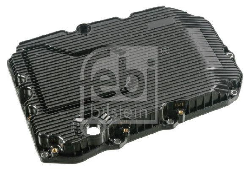 FEBI BILSTEIN 185354 Ölwanne für Automatikgetriebe, mit integriertem Filter und Schrauben für Mercedes-Benz