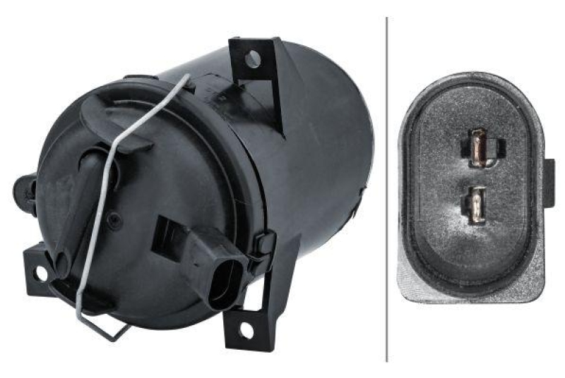 HELLA 1N0 270 255-051 Nebelscheinwerfer links Halogen VW