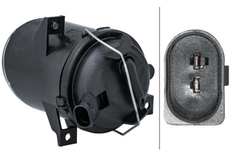 HELLA 1N0 270 255-061 Nebelscheinwerfer rechts Halogen VW