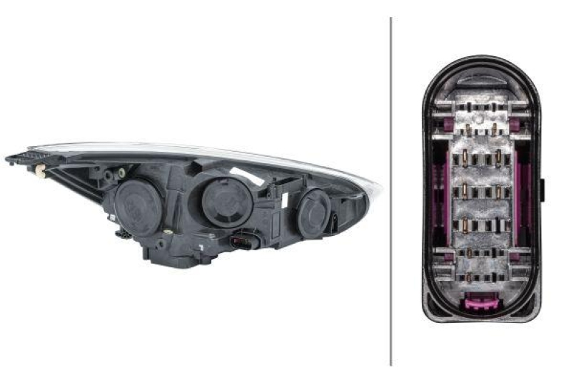 HELLA 1LE 354 827-031 Heckscheinwerfer links Halogen FORD