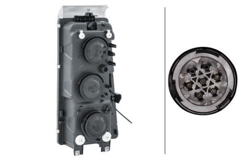 HELLA 1ER 246 046-511 Heckscheinwerfer links Halogen RENAULT