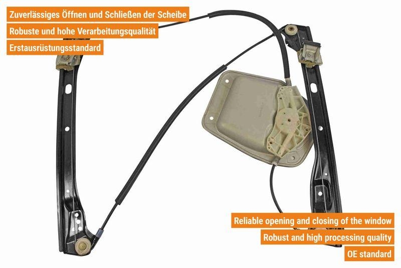 VAICO V10-2396 Fensterheber elektrisch vorne rechts für VW