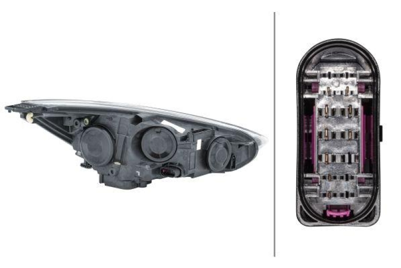 HELLA 1LE 354 827-091 Heckscheinwerfer links Halogen FORD