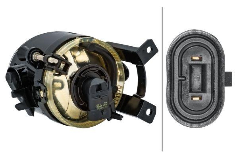 HELLA 1N0 010 233-321 Nebelscheinwerfer rechts Halogen SKODA