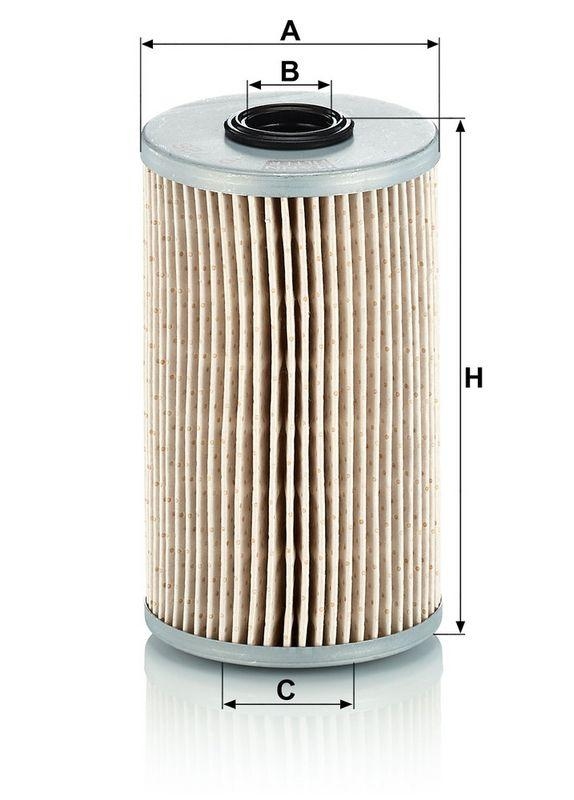 MANN-FILTER P 726 x Kraftstoffilter f&uuml;r Renault
