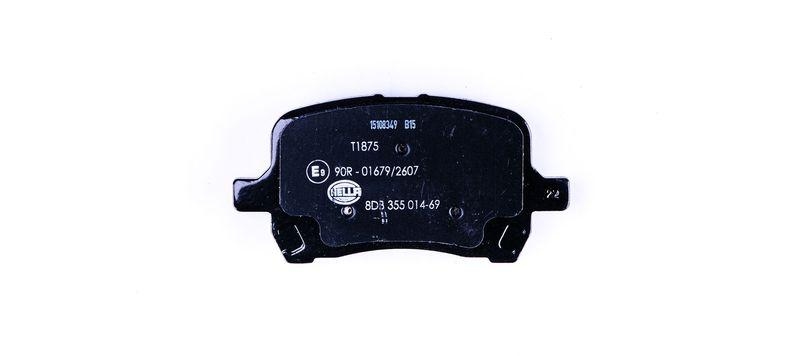 HELLA 8DB 355 014-691 Bremsbelagsatz, Scheibenbremsbelag f&uuml;r CHEVROLET/PONTIAC/...