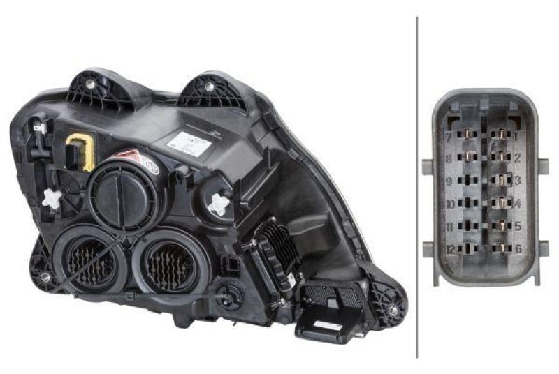 HELLA 1EX 010 116-711 Heckscheinwerfer links Hybrid DAF