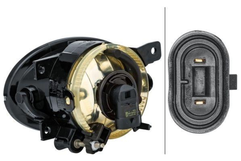 HELLA 1N0 010 375-321 Nebelscheinwerfer rechts Halogen VW