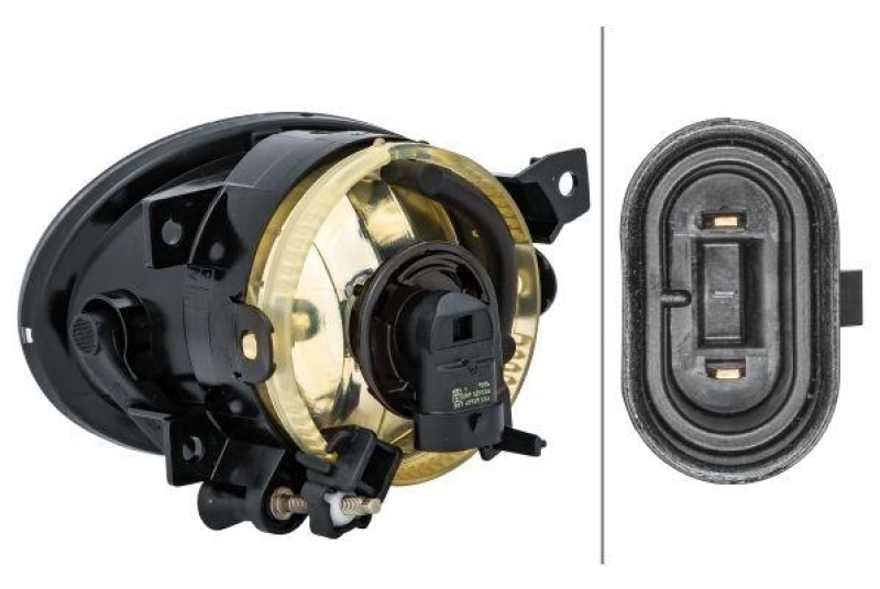 HELLA 1N0 011 250-361 Nebelscheinwerfer rechts Halogen MB