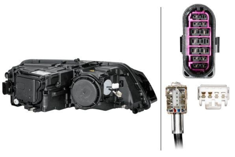 HELLA 1EX 010 192-771 Heckscheinwerfer links Bi-Xenon AUDI