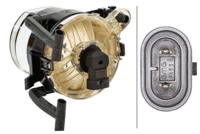 HELLA 1N0 354 991-011 Nebelscheinwerfer links Halogen BMW