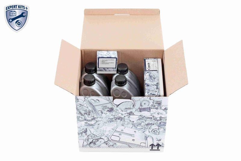 VAICO V30-2252-SP Teilesatz, Automatikgetriebe-&Ouml;lwechsel Stufenlos Cvt (722.8) mit Vollgummi-Dich f&uuml;r MERCEDES-BENZ