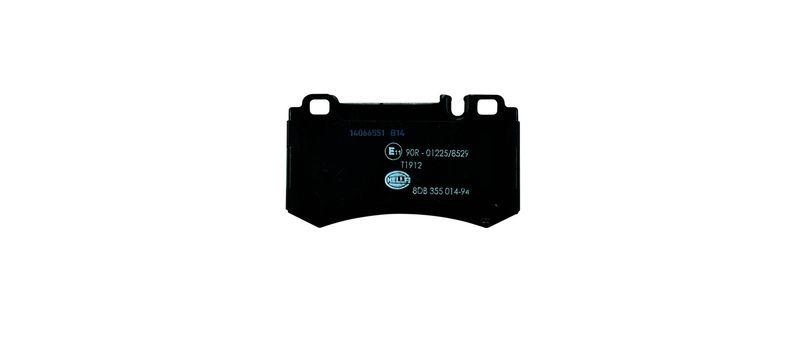 HELLA 8DB 355 014-941 Bremsbelagsatz, Scheibenbremsbelag f&uuml;r MB