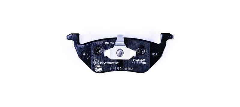 HELLA 8DB 355 014-951 Bremsbelagsatz, Scheibenbremsbelag f&uuml;r MAZDA/FORD