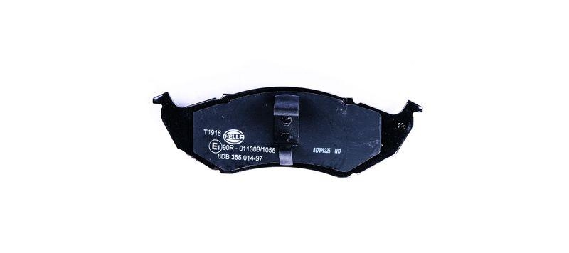 HELLA 8DB 355 014-971 Bremsbelagsatz, Scheibenbremsbelag f&uuml;r CHRYSLER