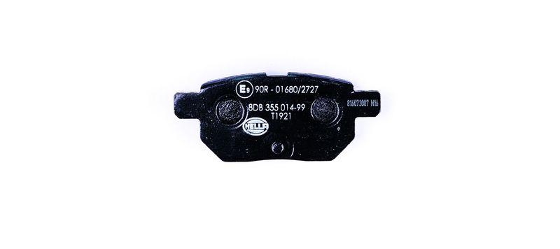 HELLA 8DB 355 014-991 Bremsbelagsatz, Scheibenbremsbelag f&uuml;r TOYOTA/LEXUS