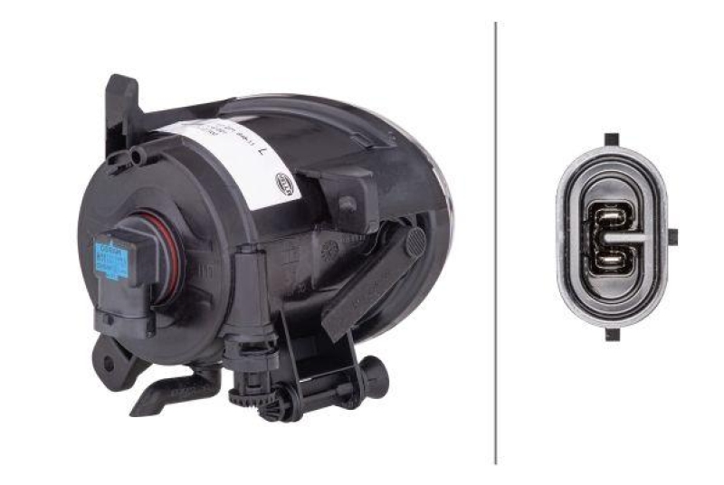 HELLA 1N0 271 648-111 Nebelscheinwerfer links Halogen AUDI