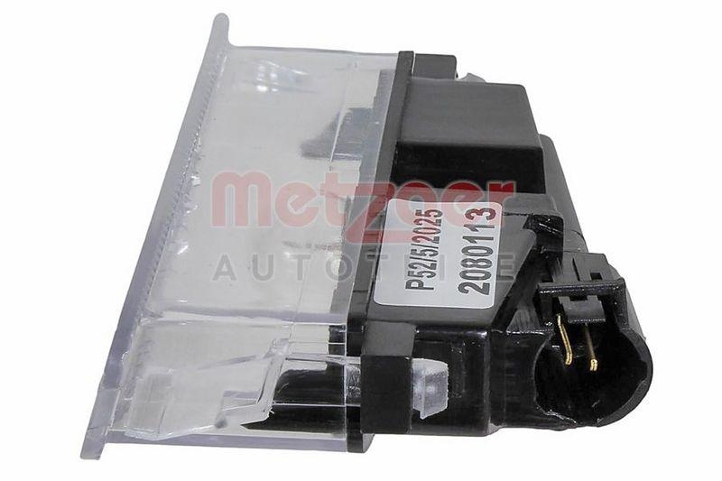 METZGER 2080113 Kennzeichenleuchte für RENAULT MITTE
