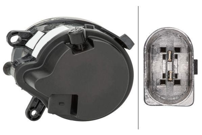 HELLA 1N0 354 013-021 Nebelscheinwerfer, H7 für AUDI