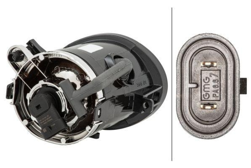 HELLA 1N0 354 682-011 Nebelscheinwerfer, HB4 für BMW