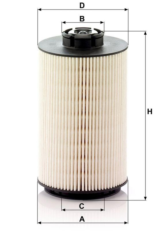 MANN-FILTER PU 1058/1 x Kraftstoffilter f&uuml;r Fendt