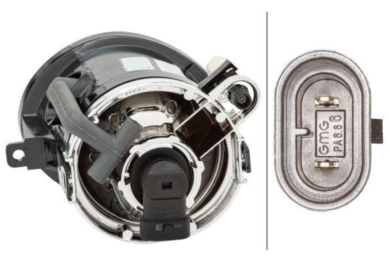 HELLA 1N0 354 683-021 Nebelscheinwerfer rechts Halogen BMW