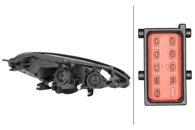 HELLA 1LF 011 830-071 Heckscheinwerfer links Halogen OPEL