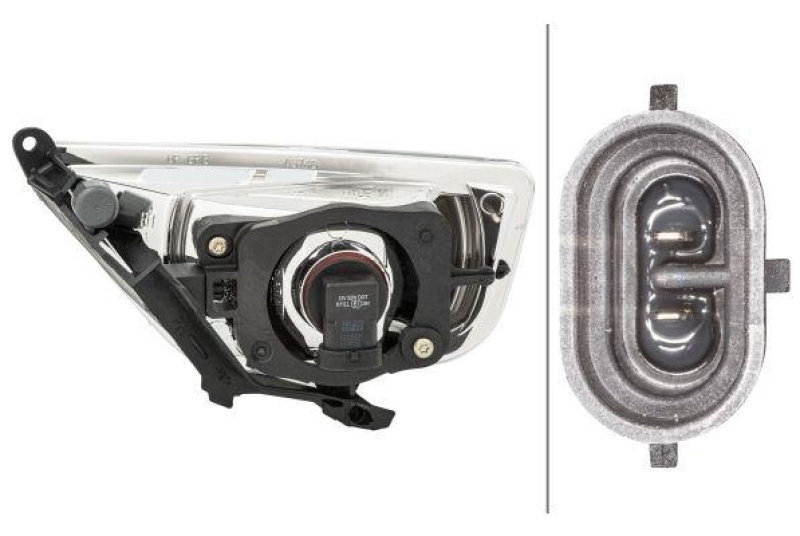 HELLA 1NA 010 205-021 Nebelscheinwerfer rechts Halogen FORD