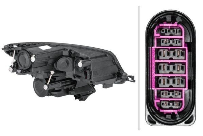 HELLA 1LF 012 669-111 Heckscheinwerfer links Halogen SKODA