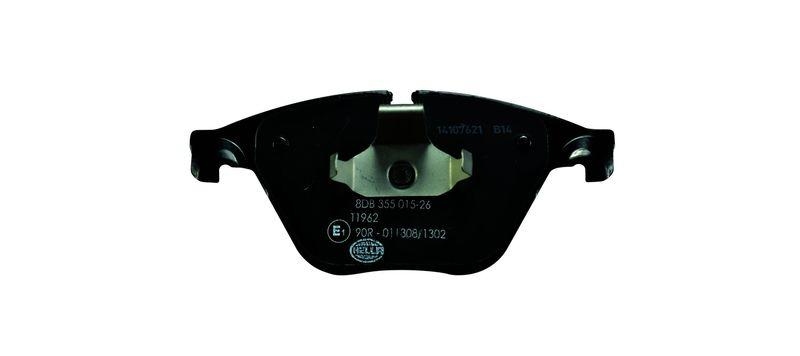 HELLA 8DB 355 015-261 Bremsbelagsatz, Scheibenbremsbelag f&uuml;r BMW