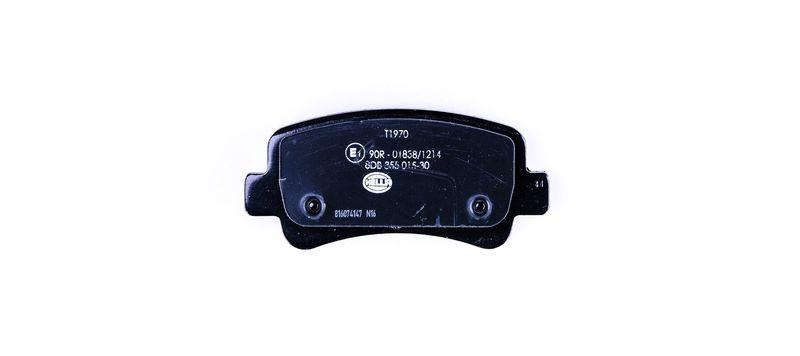 HELLA 8DB 355 015-301 Bremsbelagsatz, Scheibenbremsbelag f&uuml;r RENAULT/OPEL/NISSAN