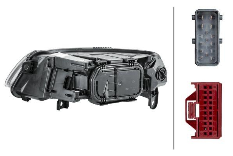 HELLA 1EX 011 151-411 Heckscheinwerfer links LED AUDI