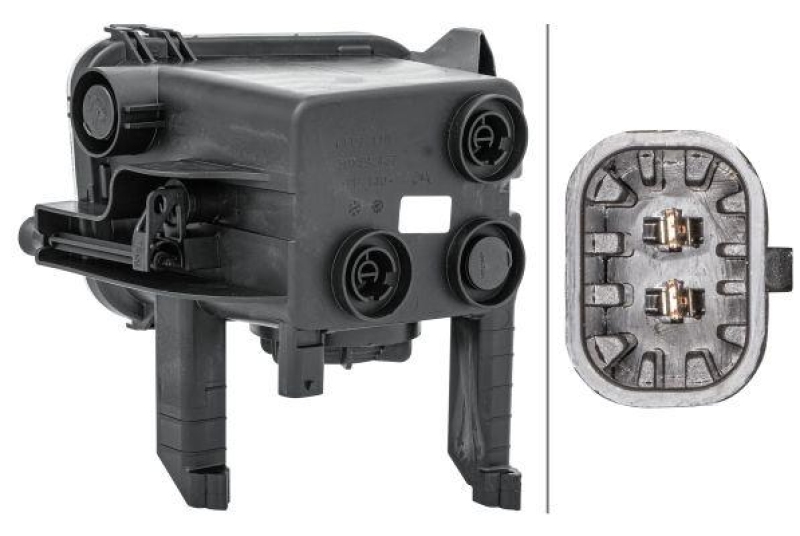 HELLA 1NA 354 663-021 Nebelscheinwerfer rechts Halogen OPEL